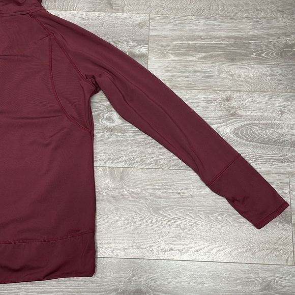 Mondetta Pullover Quarter Zip Performance Top Maroon Burgundy L - Picture 16 of 16